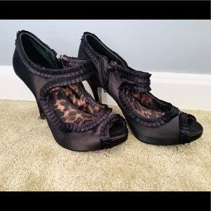 MaryJane Peep Toe Pump